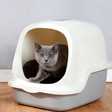 Load image into Gallery viewer, Large Cat Litter Box Send Cat Litter Shovel Fully Enclosed Cats Toilet Flip Type Odor Proof and Splash Proof Cats Litter Basin
