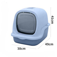 Load image into Gallery viewer, Large Cat Litter Box Send Cat Litter Shovel Fully Enclosed Cats Toilet Flip Type Odor Proof and Splash Proof Cats Litter Basin
